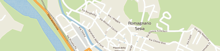 Mappa della impresa acconciature marcella a ROMAGNANO SESIA