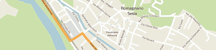 Mappa della impresa rm manfredi snc di manfredi mario e carla a ROMAGNANO SESIA