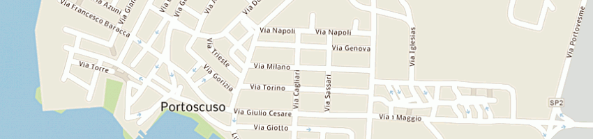 Mappa della impresa amministrazione provinciale a PORTOSCUSO