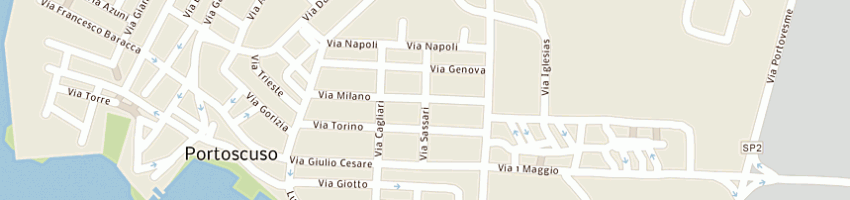 Mappa della impresa ostro tek sas di farci sabrina e c a PORTOSCUSO