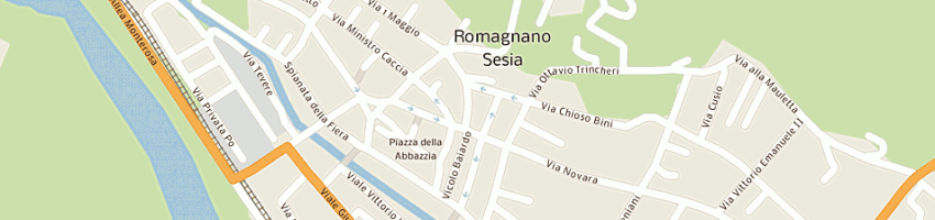 Mappa della impresa corradini luciano a ROMAGNANO SESIA