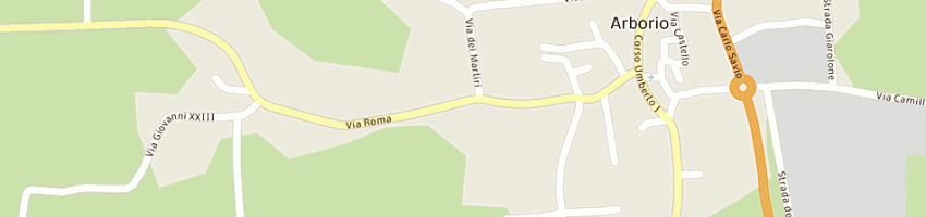 Mappa della impresa borgo g e c (sas) a ARBORIO