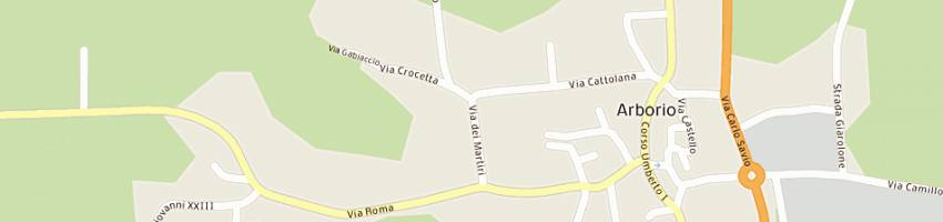 Mappa della impresa castellano paola a ARBORIO