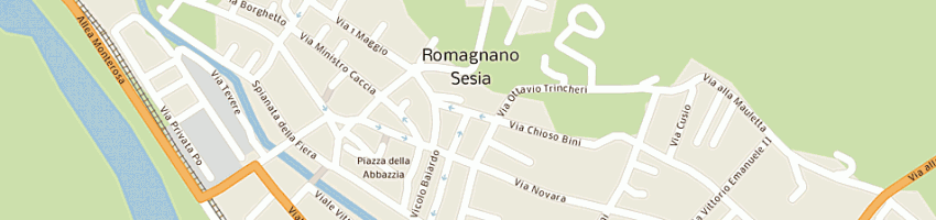 Mappa della impresa ciotti aldo a ROMAGNANO SESIA