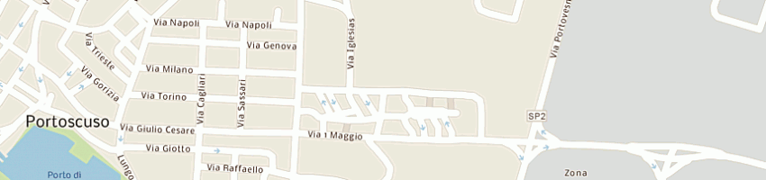 Mappa della impresa comune di portoscuso a PORTOSCUSO