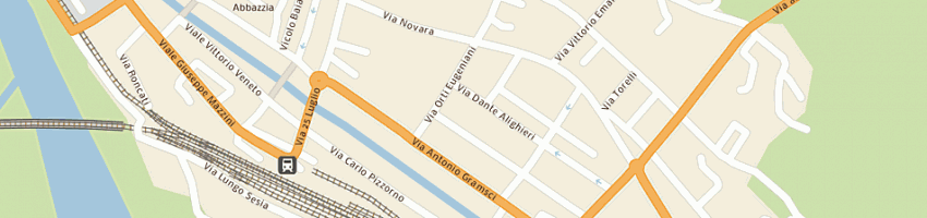 Mappa della impresa project consulting srl a ROMAGNANO SESIA