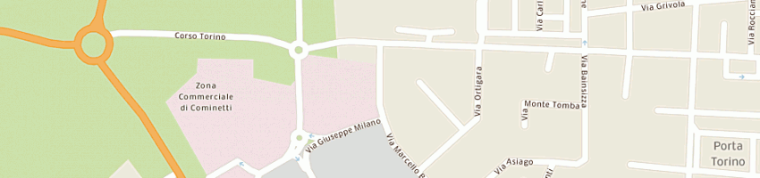 Mappa della impresa i giardini di settimo torinese srl a VERCELLI