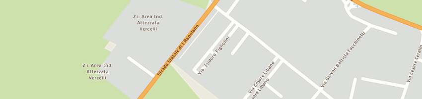 Mappa della impresa alessio luigi a VERCELLI