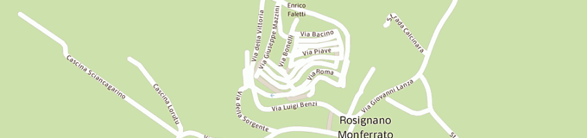 Mappa della impresa trattoria da carla di ceresa carla e c sas a ROSIGNANO MONFERRATO