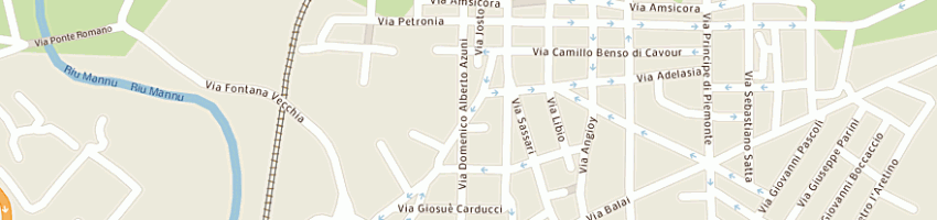 Mappa della impresa urru dr giovanni studio ostetrico ginecologico a PORTO TORRES