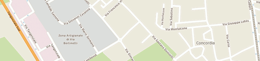 Mappa della impresa monguzzi giancarlo a VERCELLI