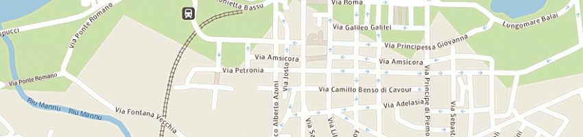 Mappa della impresa giez snc di giansanti gianluca e c a PORTO TORRES