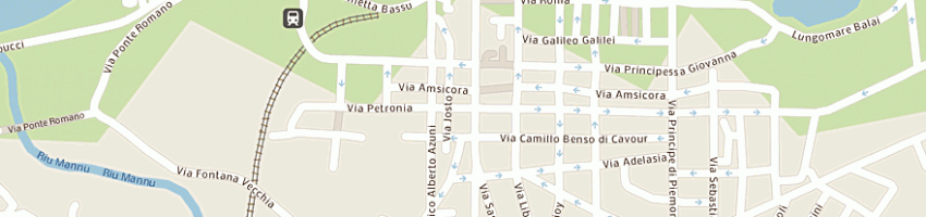 Mappa della impresa piante e fiori di cossu giuseppe e csas a PORTO TORRES