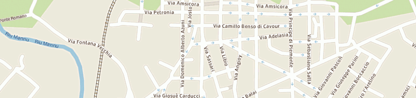 Mappa della impresa giordo sas di giordo gavino e c a PORTO TORRES