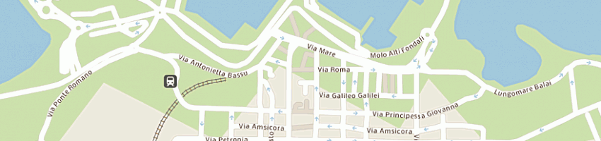 Mappa della impresa pro loco associazione turistica a PORTO TORRES