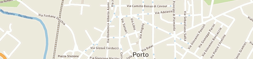 Mappa della impresa gino giuseppina a PORTO TORRES