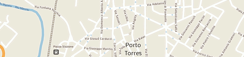 Mappa della impresa cinefoto ottica gcarta di carta umberto e c snc a PORTO TORRES
