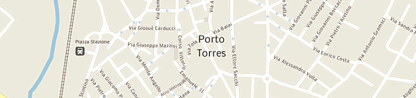 Mappa della impresa hotel torres a PORTO TORRES