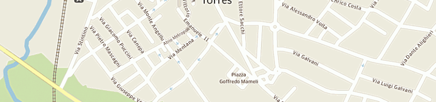 Mappa della impresa fiori andrea a PORTO TORRES