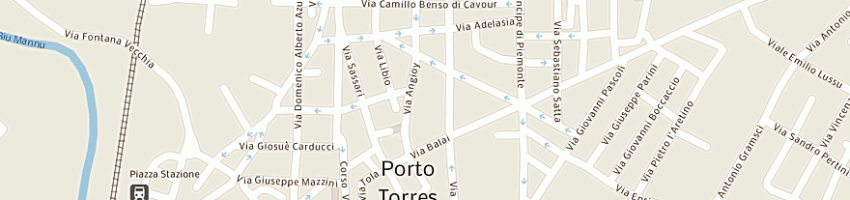 Mappa della impresa geco srl a PORTO TORRES