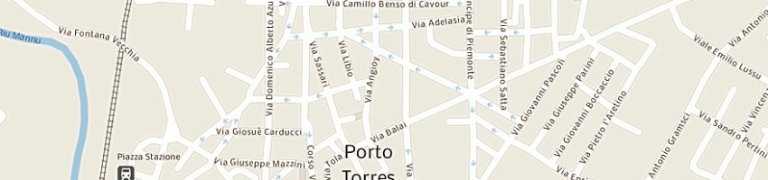 Mappa della impresa parco nazionale dell'asinara a PORTO TORRES