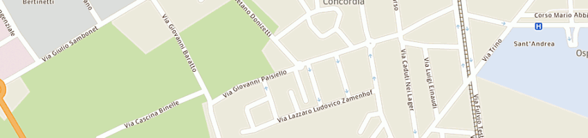 Mappa della impresa brunetti stefano a VERCELLI