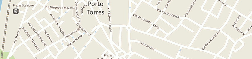 Mappa della impresa spano nicolino a PORTO TORRES