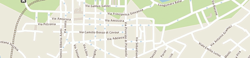 Mappa della impresa ambulatorio veterinario associato bazzoni giovanni e porcu rosanella a PORTO TORRES