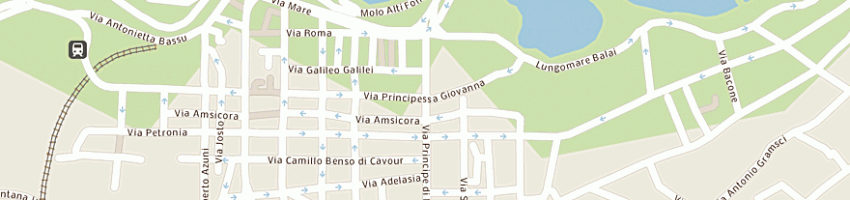 Mappa della impresa castelpesca (srl) a PORTO TORRES