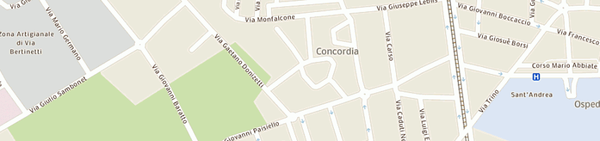 Mappa della impresa maglione luciana a VERCELLI