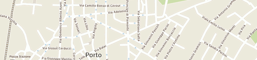 Mappa della impresa studio di contabilita' aziendale rag gavino stacca a PORTO TORRES