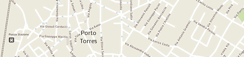 Mappa della impresa fiori mura giovanna a PORTO TORRES