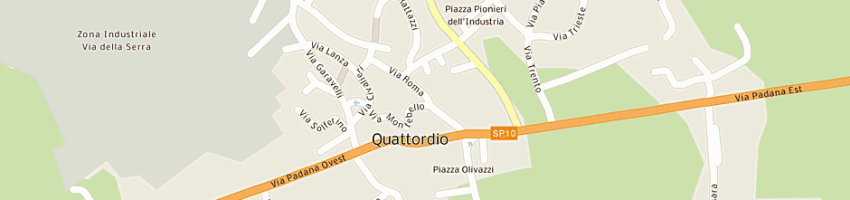 Mappa della impresa ares di negrisolo m a QUATTORDIO