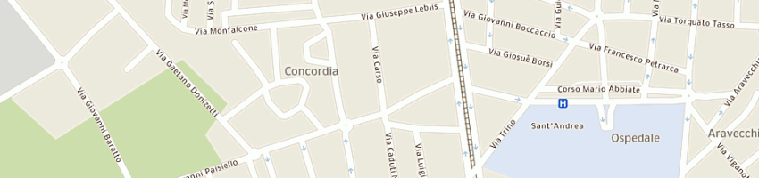 Mappa della impresa pulizie in fiore di fiore franco e c snc a VERCELLI