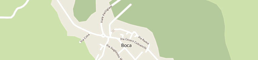 Mappa della impresa trattoria il cardellino cie di carrara a BOCA