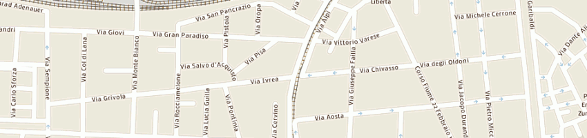 Mappa della impresa cristina gian luca a VERCELLI
