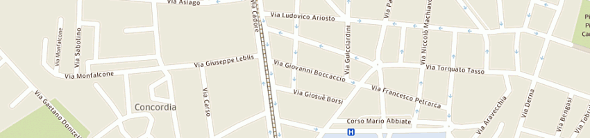 Mappa della impresa marcone mario a VERCELLI