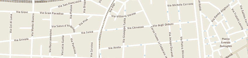Mappa della impresa viazzo ing giorgio studio tecnico a VERCELLI