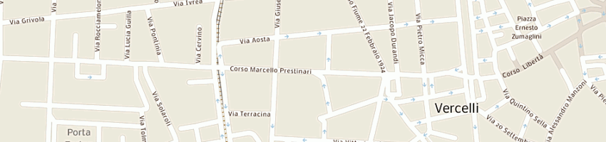 Mappa della impresa lo sportivo di masuero luciano e c sas a VERCELLI