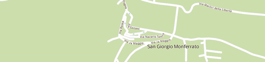 Mappa della impresa vetreria dalle vedove sas a SAN GIORGIO MONFERRATO