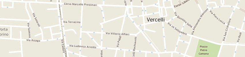 Mappa della impresa associazione difesa comsumatori e ambiente sezione di vercelli a VERCELLI