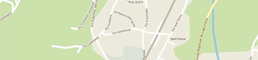 Mappa della impresa ristorante cinese la pagoda sas di yuan shang lu a CASALE CORTE CERRO