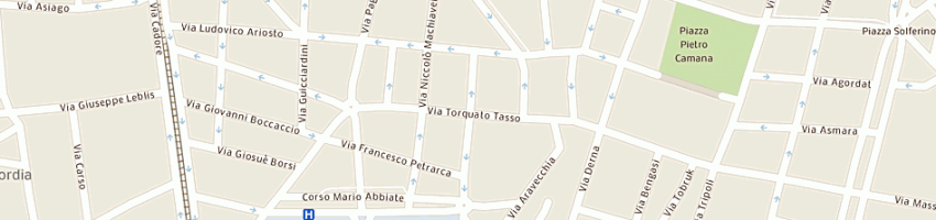 Mappa della impresa negro carlo e c snc a VERCELLI