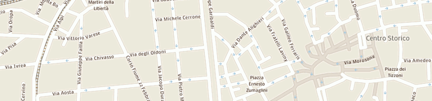 Mappa della impresa baretto di quirico lorella a VERCELLI