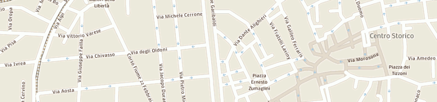 Mappa della impresa pozzo giorgio a VERCELLI