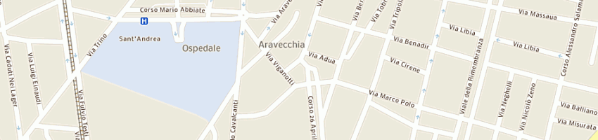 Mappa della impresa centro elettrico di becheri andrea a PRATO