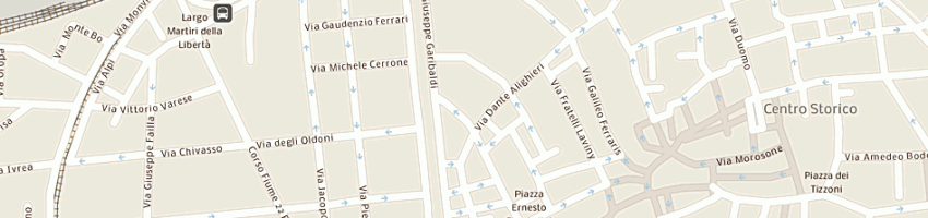Mappa della impresa foto luigi a VERCELLI
