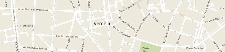 Mappa della impresa ottone anna a VERCELLI