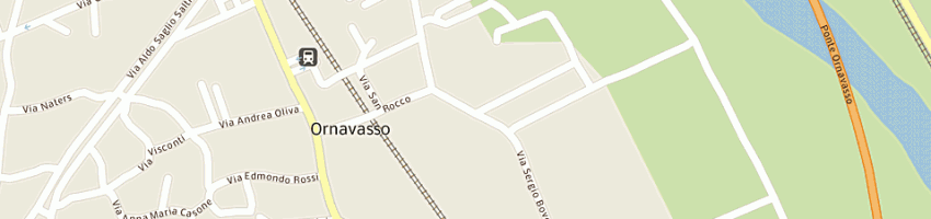Mappa della impresa bar la miniera di francesca greggio a ORNAVASSO