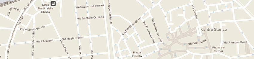 Mappa della impresa centro di dimagrimento accelerato di kezlia natalia e c- snc a VERCELLI